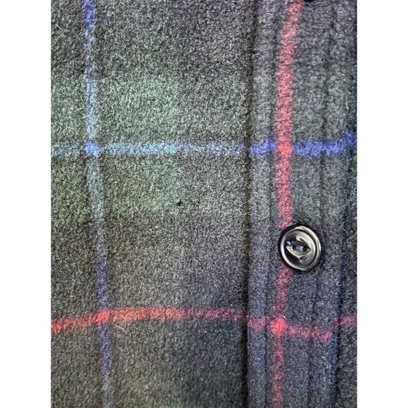 Vintage Lauren Ralph Lauren Ladies Blackwatch Fleece Jacket Small W/DEFECT - Picture 6 of 6